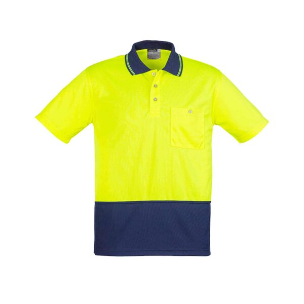 Custom Mens Short Sleeve Hi Vis Polo - Image 4